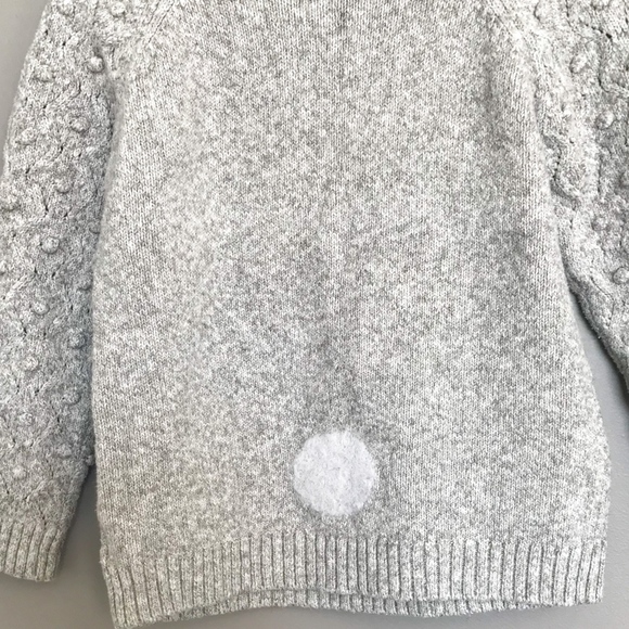Cat & Jack | Fuzzy Teddy Bear Sweater | Size 4T - Picture 2 of 3